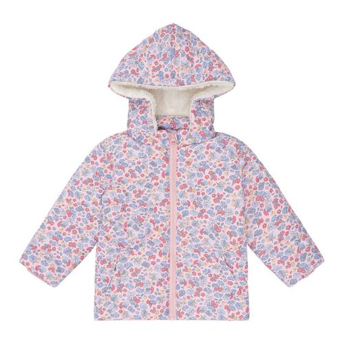 Huxbaby Heart Floral Quilted Puffer Jacket 1-2Y